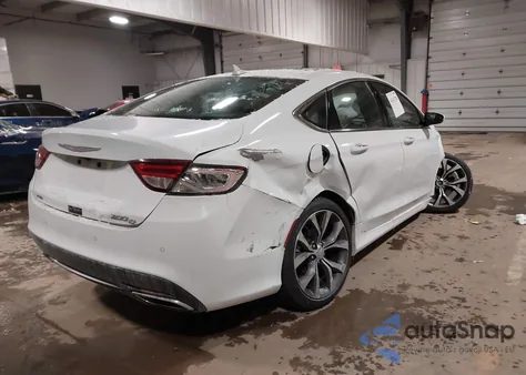 2016 Chrysler 200 C from USA, damaged, VIN 1C3CCCEG3GN110327